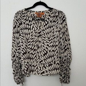 Tory Burch Silk Floral Blouse
